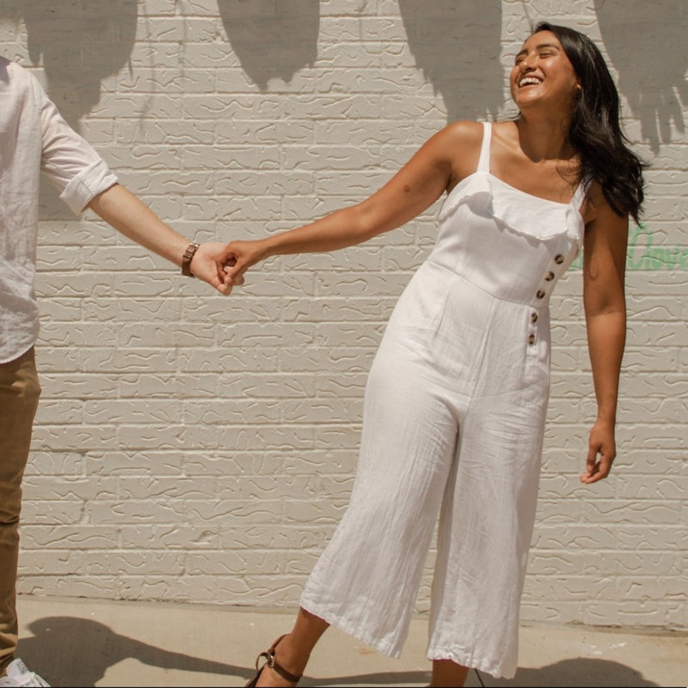 White jumpsuit